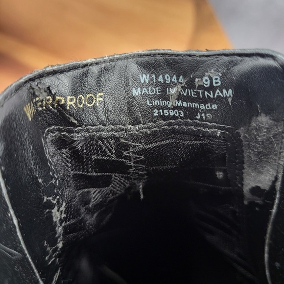 Cole Haan Chelsea Boots Womens 9 B Mara Grand Black Leather Waterproof Pull On - Picture 10 of 12